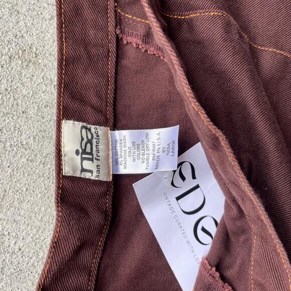 00s vintage brown fairy grunge boho midi skirt y2k - Picture 4 of 4